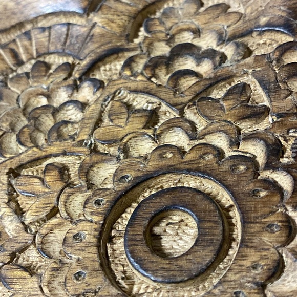 Intricate Brown Wooden Decor by Earthbound - Picture 4 of 4